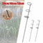30/40/50CM Stainless Steel Ground Spike Rod Holder
